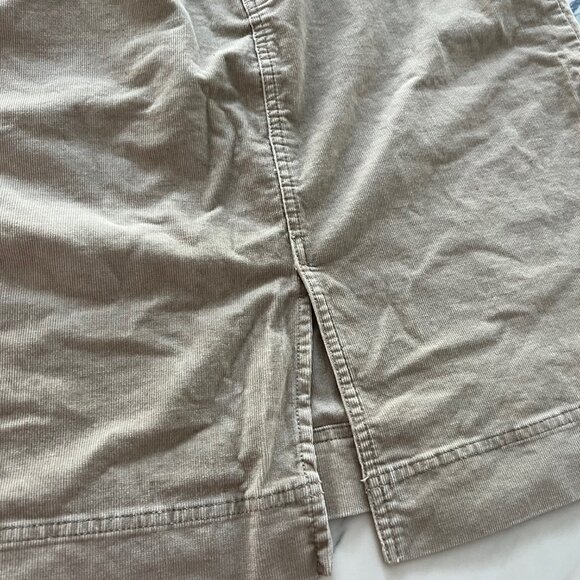 Plus size J JILL tan corduroy skirt size 18 - Picture 7 of 12